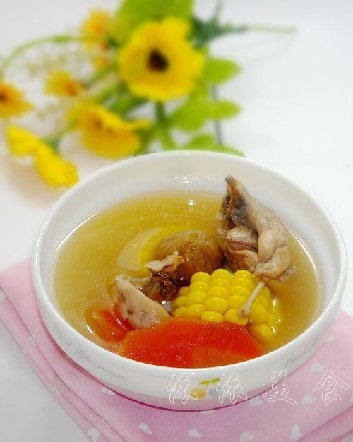 无花果玉米煲鹌鹑汤的做法