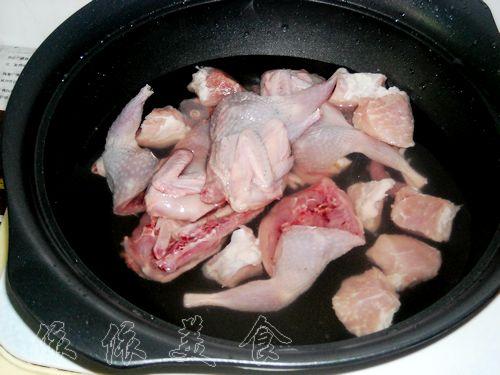 无花果玉米煲鹌鹑汤的做法