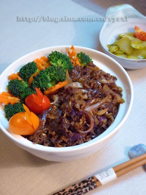 牛肉盖饭的做法