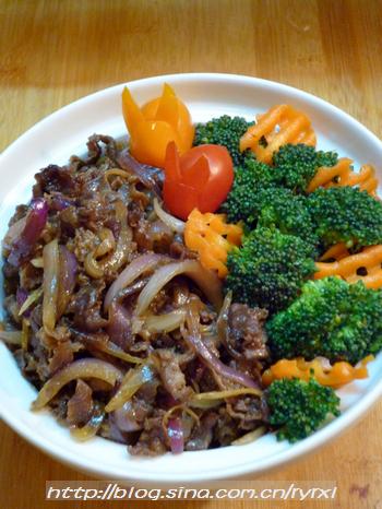 牛肉盖饭的做法