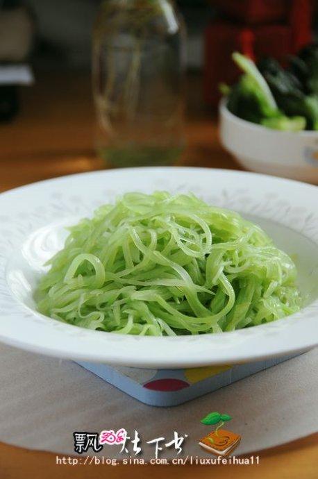 清炒莴笋丝的做法