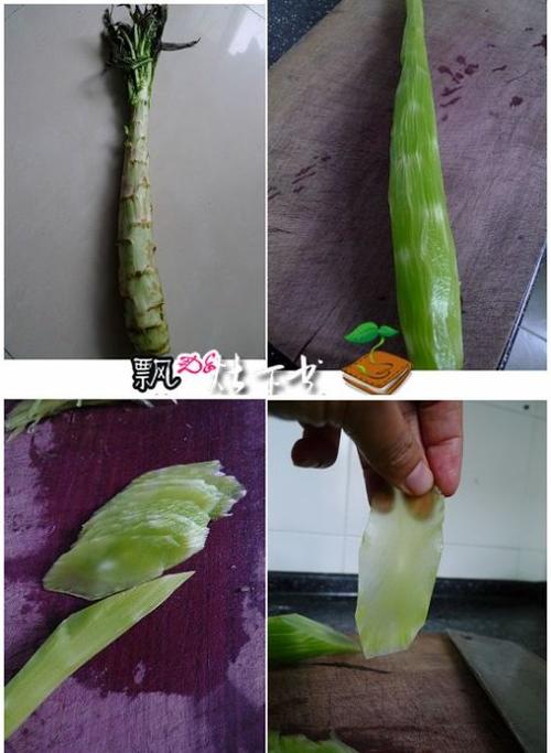 清炒莴笋丝的做法