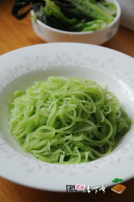 清炒莴笋丝的做法