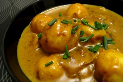 咖喱墨鱼丸的做法