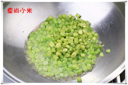 榄菜肉碎四季豆的做法