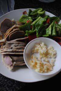 双椒口条的做法