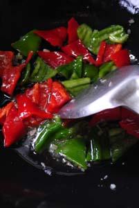 双椒口条的做法