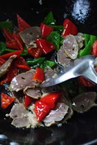 双椒口条的做法