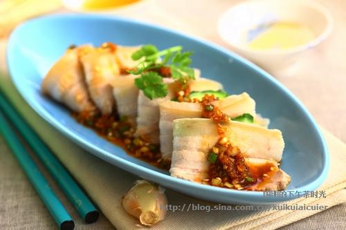 蒜泥白肉的做法