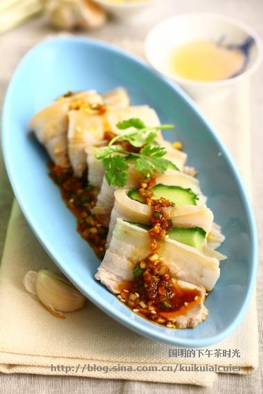 蒜泥白肉的做法