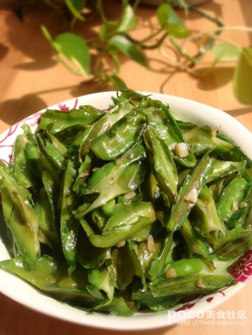 香蒜清炒四角豆的做法