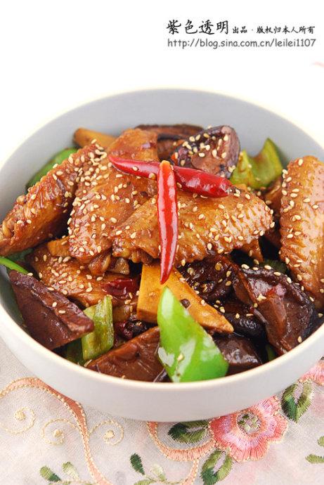 香辣豆干烧鸡翅的做法