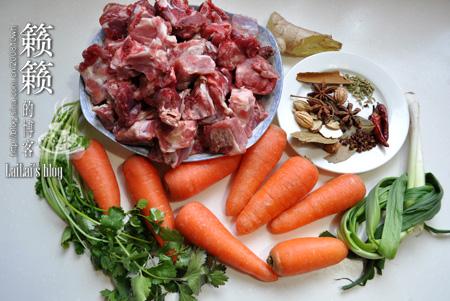 胡萝卜烧羊腿的做法