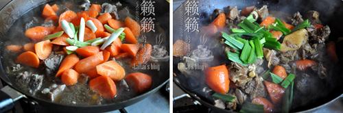 胡萝卜烧羊腿的做法
