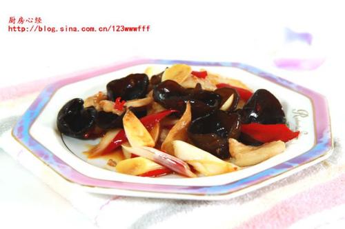 小炒木耳的做法