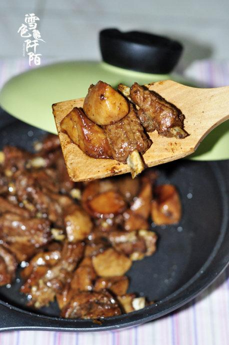 黑胡椒猪排杏鲍菇的做法