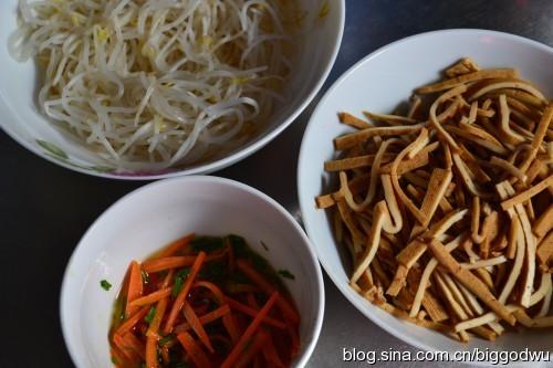 豆腐干拌绿豆芽的做法