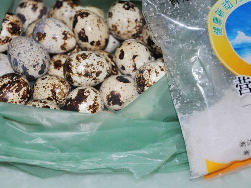 盐焗鹌鹑蛋的做法