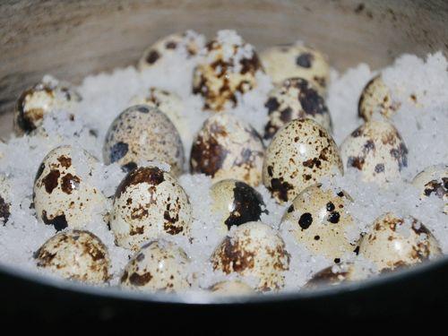 盐焗鹌鹑蛋的做法