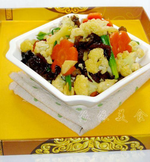 小炒菜花的做法