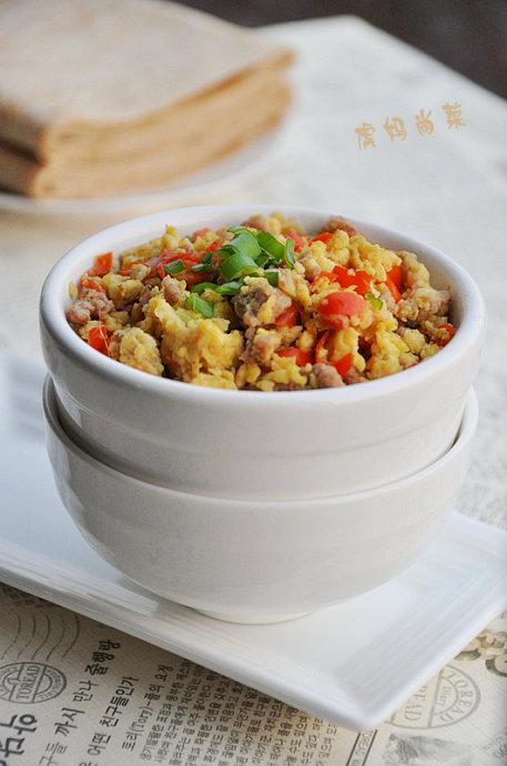 羊肉末炒鸡蛋的做法