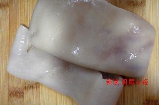 肉皮炒豆芽的做法