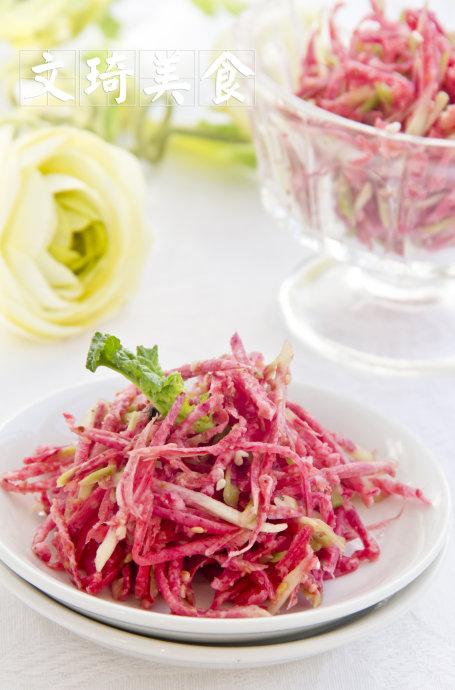 爽口糖醋萝卜丝的做法