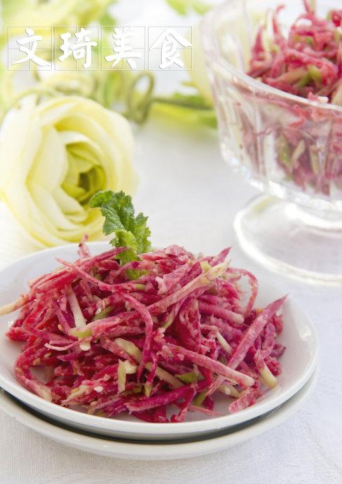 爽口糖醋萝卜丝的做法