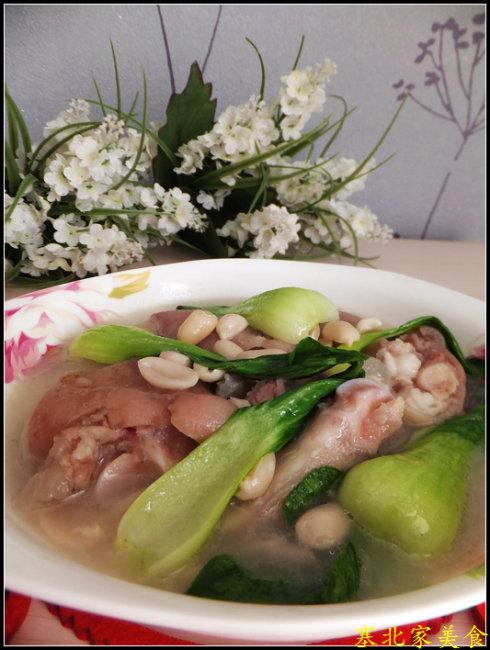 花生蹄花汤的做法