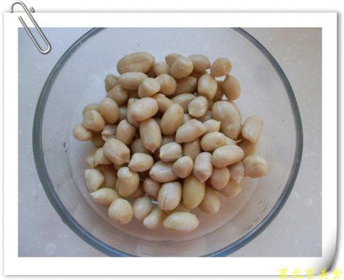 花生蹄花汤的做法