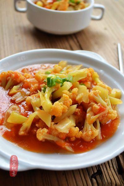 红烩花菜的做法