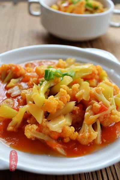 红烩花菜的做法