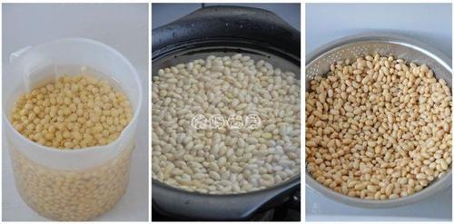 黄豆拌菠菜的做法