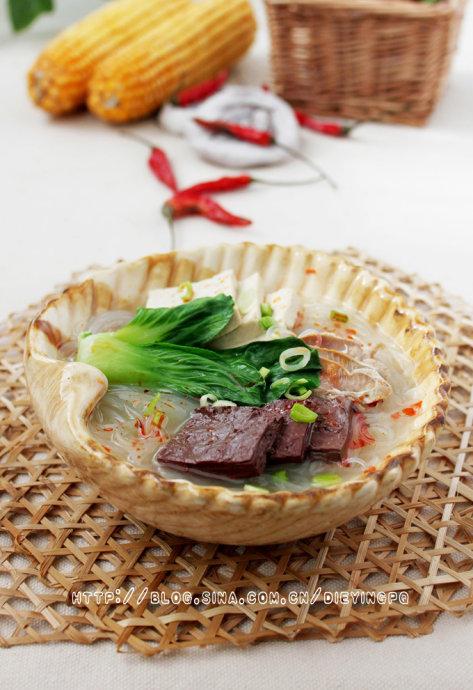 羊血粉丝汤的做法