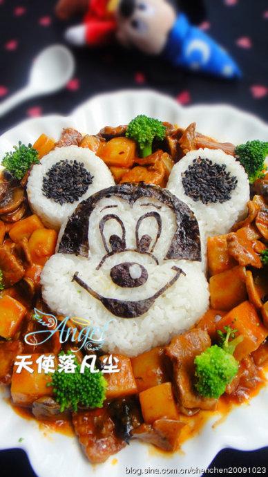 米奇红烩牛肉饭的做法