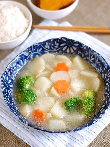 鸡汤山药的做法