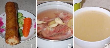 鸡汤山药的做法