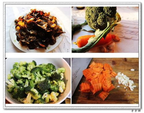 蚝油西兰花木耳的做法