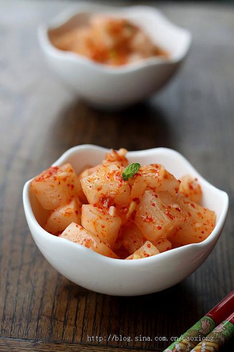 韩式泡菜萝卜的做法