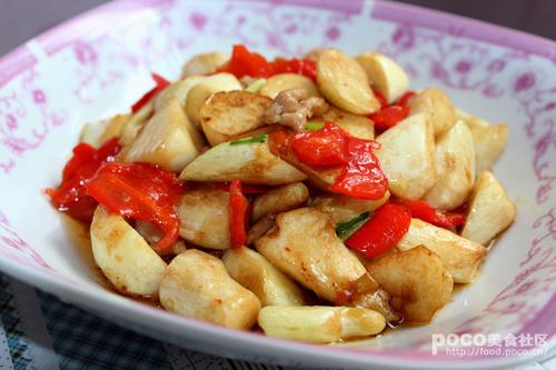 香辣茭白的做法