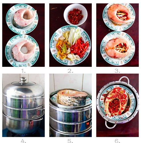 剁椒蒸肥鲤的做法