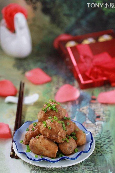 葱烧小芋头的做法