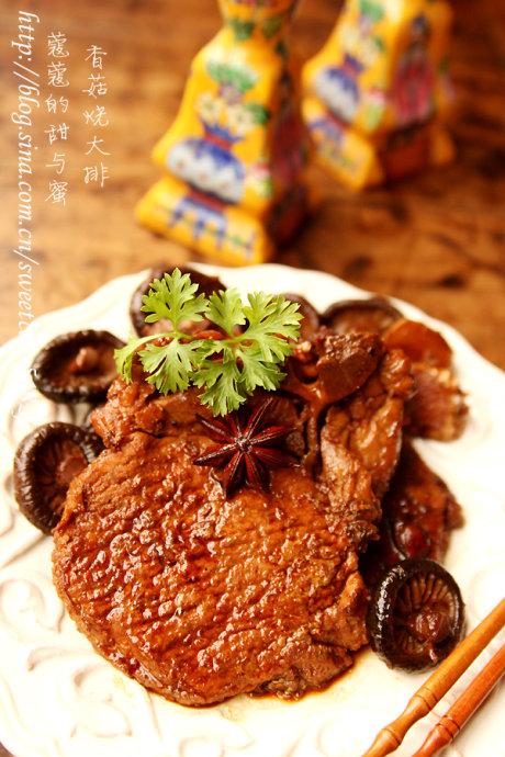 香菇烧大排的做法