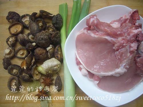 香菇烧大排的做法