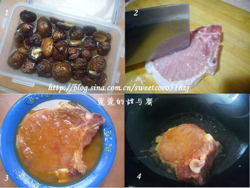 香菇烧大排的做法