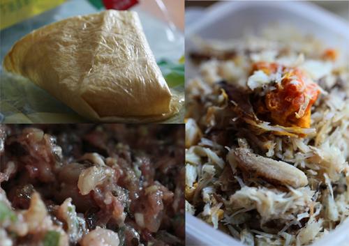 豆腐皮蟹肉卷的做法