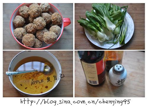 秘制红烧狮子头套餐的做法