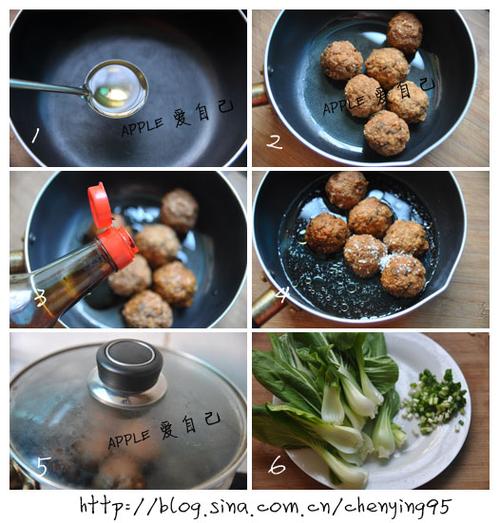 秘制红烧狮子头套餐的做法