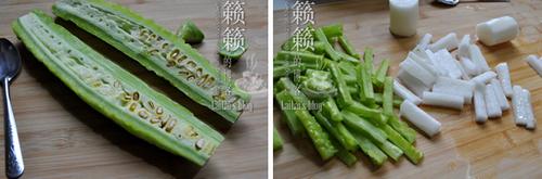 山药炒苦瓜的做法