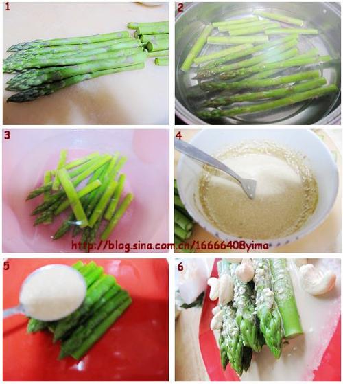 凉拌芦笋的做法